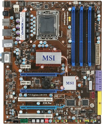 Matériel - Carte mère MSI X58 Pro - small