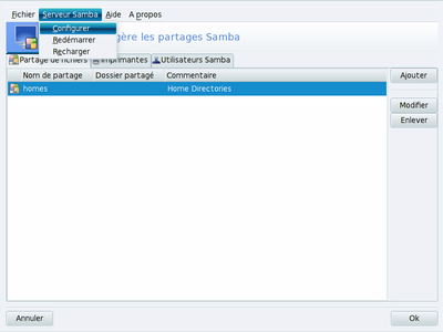 Config Samba 02 : configurer serveur - small