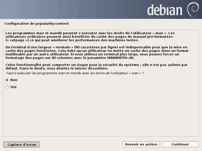 Configurer de manière plus ou moins secure le paquet man (Debian)